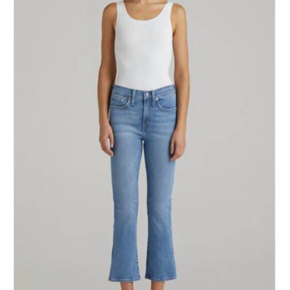 Edwin (Anthropologie) Cassia Mini Boot Jeans Size 28 Journey Wash Denim NWT - Picture 1 of 10